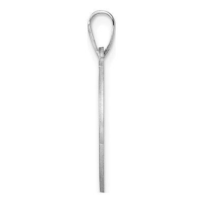 Sterling Silver Script Initial I Pendant – view 3