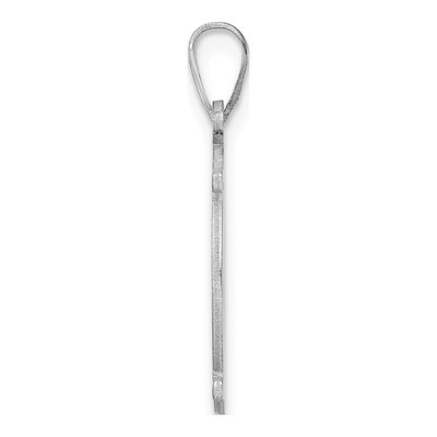 Sterling Silver Letter M Pendant – view 3