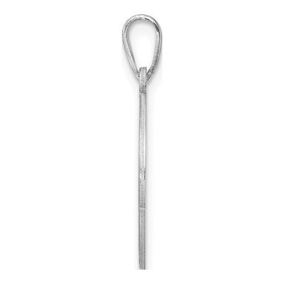 Sterling Silver Letter S Pendant – view 3