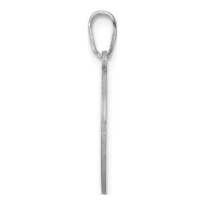 Sterling Silver Letter Y Pendant – view 3