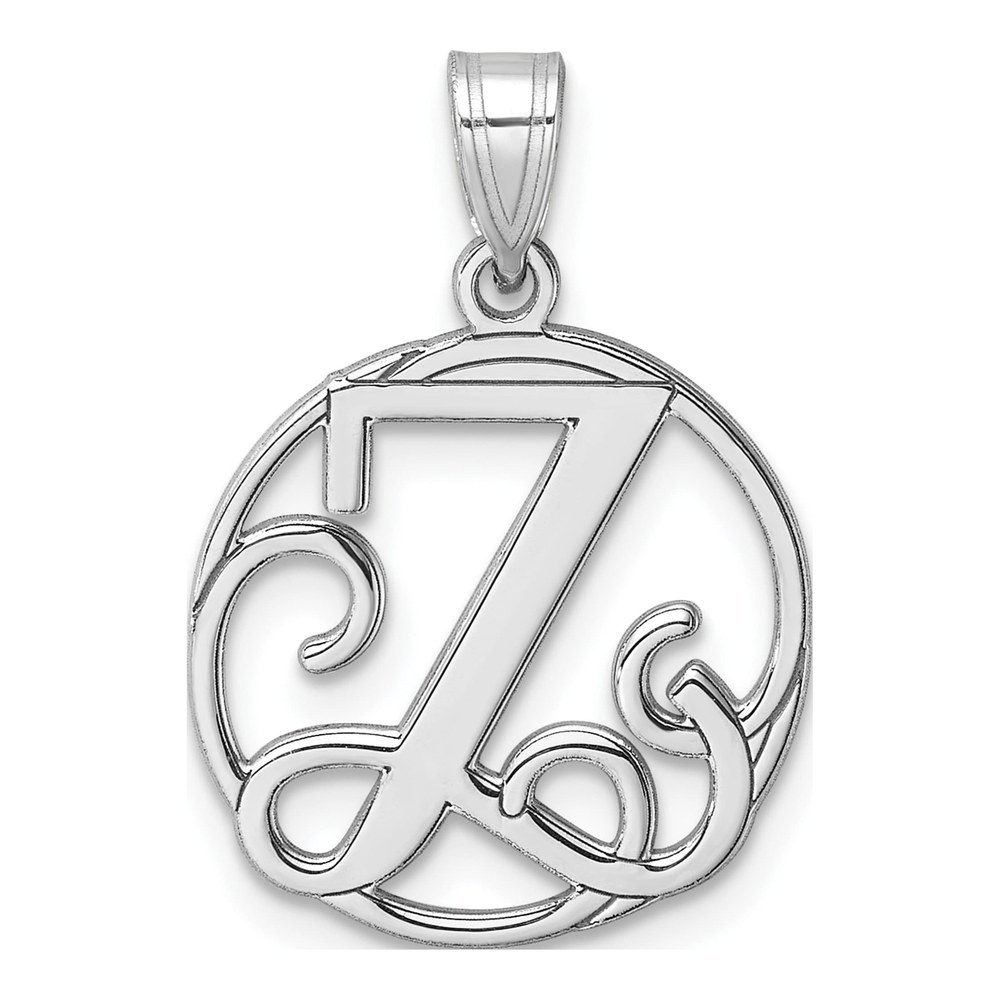 Sterling Silver Initial Z Pendant