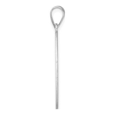 Sterling Silver Script Letter C Pendant – view 3