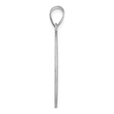 Sterling Silver Script Letter G Pendant – view 3