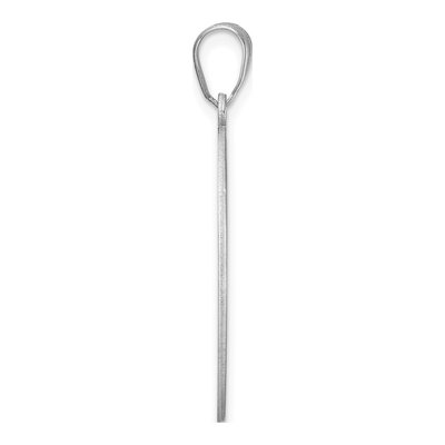 Sterling Silver Script Letter P Pendant – view 3