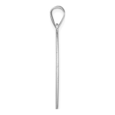 Sterling Silver Large Letter S Pendant – view 3