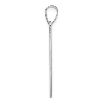 Sterling Silver Letter U Pendant – view 3