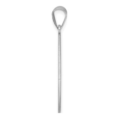 Sterling Silver Letter Y Pendant – view 3