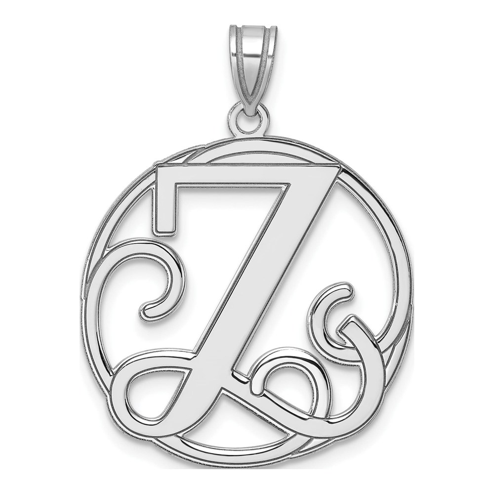 Sterling Silver Letter Z Pendant
