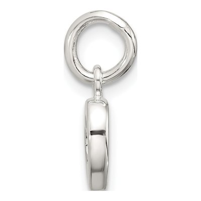 Sterling Silver Open Heart Pendant – view 3