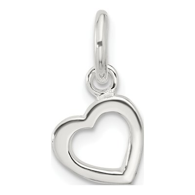 Sterling Silver Open Heart Pendant