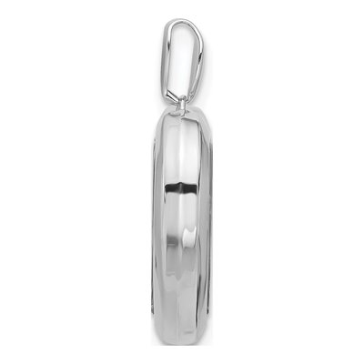 Sterling Silver Rainbow Heart Pendant – view 2