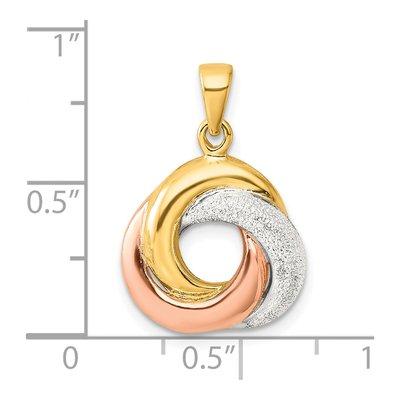 Sterling Silver Love Knot Pendant – view 5