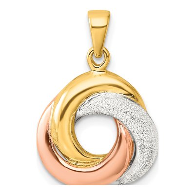 Sterling Silver Love Knot Pendant