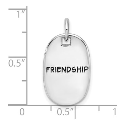 Sterling Silver Friendship Kindness Pendant – view 5