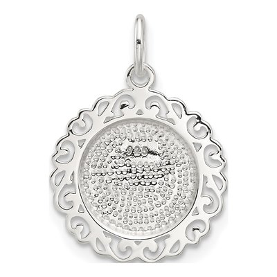 Sterling Silver E-Coated Pendant – view 4