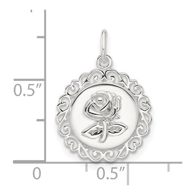Sterling Silver E-Coated Pendant – view 5
