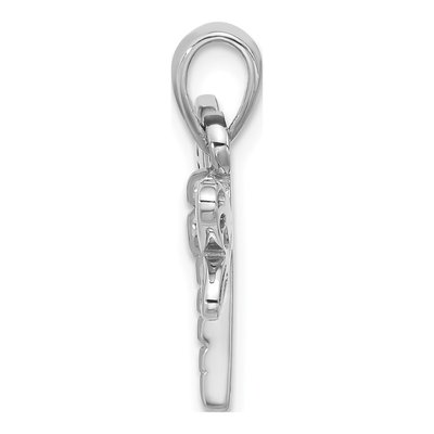 Sterling Silver Abalone Dragonfly Pendant – view 2