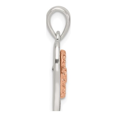Sterling Silver Double Butterfly Pendant – view 3
