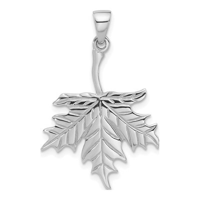 Sterling Silver Leaf Pendant