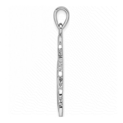 Sterling Silver Leaf Pendant – view 3