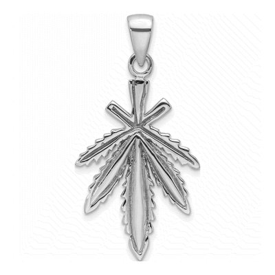Sterling Silver Leaf Pendant