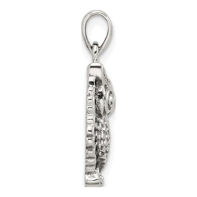 Sterling Silver Owl Pendant – view 3