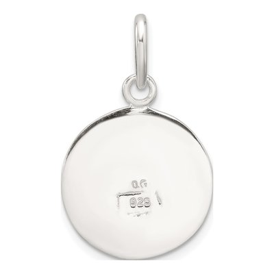 Sterling Silver Enamel 'luck' Clover Pendant – view 4