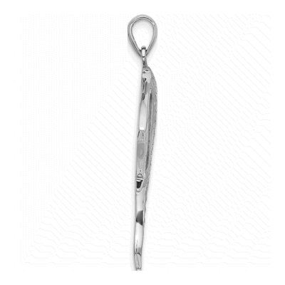 Sterling Silver Abalone Stingray Pendant – view 2