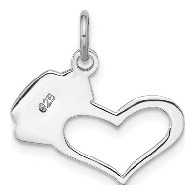 Sterling Silver Nurses Hat Pendant – view 4