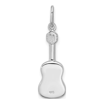 Sterling Silver Guitar Pendant – view 4