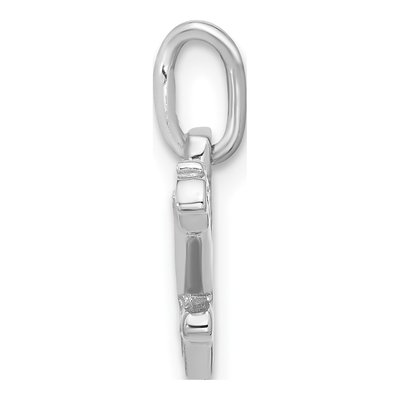 Sterling Silver Electric Guitar Pendant – view 3