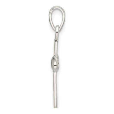 Sterling Silver Enamel Infinity Cross Pendant – view 3