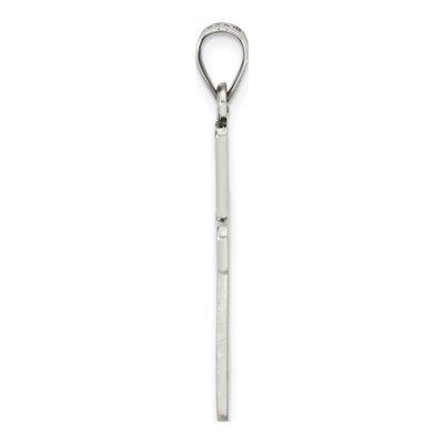 Sterling Silver Antiqued Cross Pendant – view 2