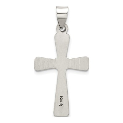 Sterling Silver Antiqued Cross Pendant – view 3