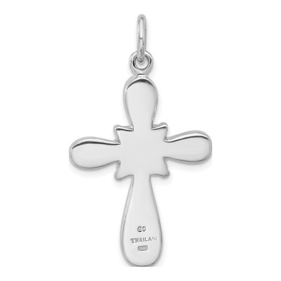Sterling Silver Mother of Pearl Cross Pendant – view 3