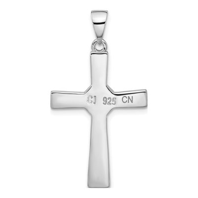Sterling Silver Larimar Cross Pendant – view 4