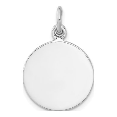 Sterling Silver Crystal Circle Cross Pendant – view 4