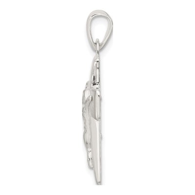 Sterling Silver Crucifix Pendant – view 3