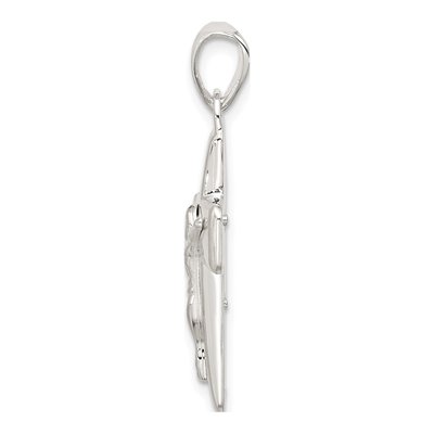 Sterling Silver Crucifix Cross Pendant – view 3