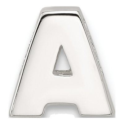 Sterling Silver Letter A Charm