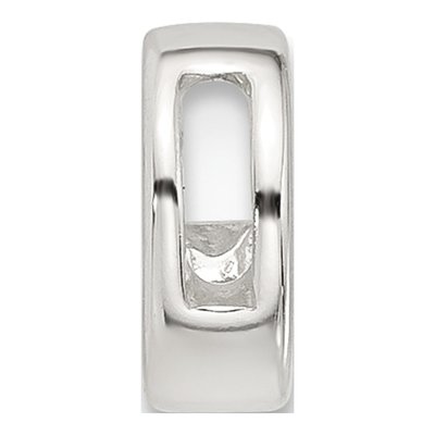 Sterling Silver Letter C Slide Pendant – view 3