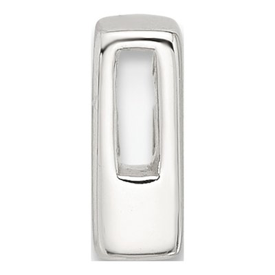 Sterling Silver Letter F Charm – view 3