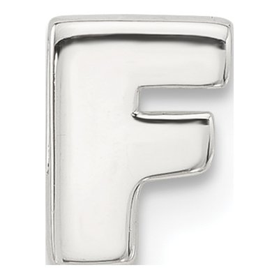 Sterling Silver Letter F Charm