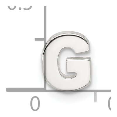 Sterling Silver Letter G Charm – view 5