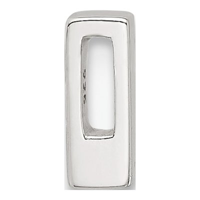 Sterling Silver Letter I Charm – view 3