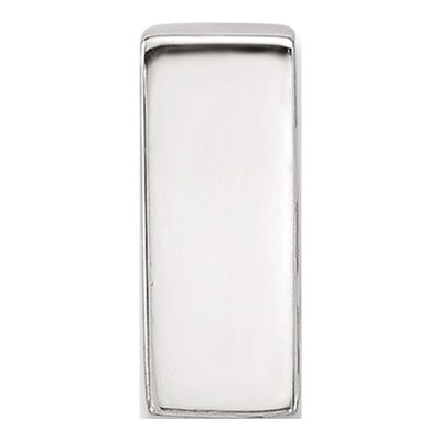 Sterling Silver Letter I Charm – view 4