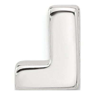 Sterling Silver Letter L Charm – view 3