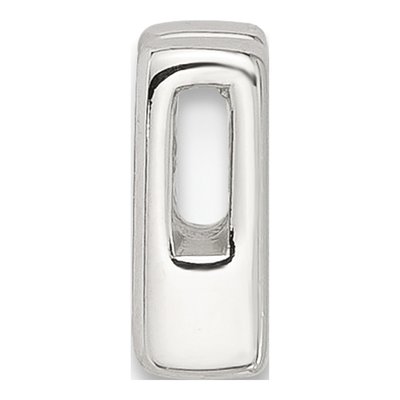 Sterling Silver Letter M Charm – view 2