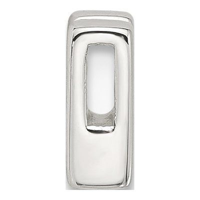 Sterling Silver Letter N Charm – view 3