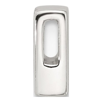 Sterling Silver Letter P Charm – view 3